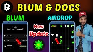 Blum & Dogs Listing Date Withdrawal  | Blum Airdrop, Dogs Airdrops  | Blum dogs New features