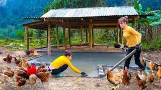 Build Kitchen Floor & Playground – Start Log Cabin Construction | Off Grid Build Life Daily
