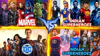 Avengers & Justice League Vs Indian Superheroes / Marvel & Dc Vs Indian Superheroes