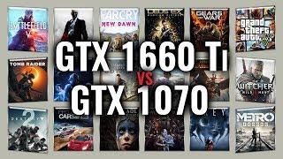 GTX 1660 Ti vs GTX 1070 Benchmarks | Gaming Tests Review & Comparison | 53 tests