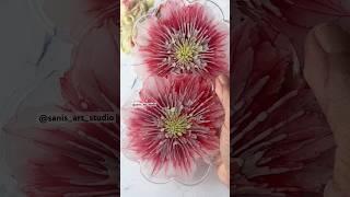 I tried a new bloom style….#resinart #art #flowers #shortsfeed #shortvideo #shorts #shortsviral