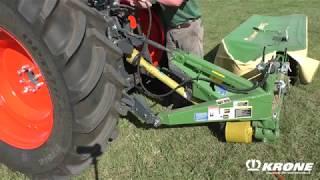 Attach Krone AM R Disc Mower to Tractor