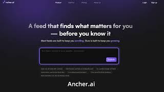 Ancher.ai is now on Product Hunt!