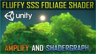 Fluffy Foliage, Wind and Subsurface Scattering: [Unity Shader Graph and Amplify]