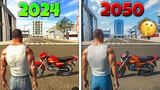 INDIAN BIKE DRIVING 3D IN 2024 VS 2050  | INDIAN BIKE DRIVING 3D VIDEO