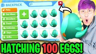 LANKYBOX OPENING 100 FOSSIL EGGS In Roblox ADOPT ME!? (NEW FOSSIL EGG HATCHING!)