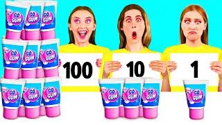 100 Слоев Еды Челлендж | Вкусные Рецепты от 4Fun Challenge