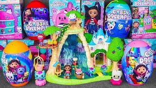 Gabby's Dollhouse with Gabby, Pandy, Catrat, Mercat, DJ Catnip Dolls | Review Kinder Joy Toys ASMR
