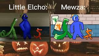 Dr Livesey Walk Rainbow Friends/Comparison\ @LittleElcho VS @Mewza(3Danimation and 2Danimation)