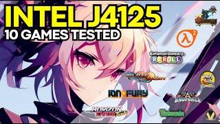 Intel Celeron J4125 + Intel UHD Graphics 600 [10 Games Gameplay Test]