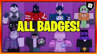 How to get ALL 15 BADGES + SKINS/MORPHS in FUNK ROLEPLAY! (FNF) || Roblox