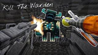 Can We Kill Warden with Modren Weapons? Mcpe (Minecraft bedrock)