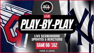 LIVE Cleveland Guardians vs New York Yankees - Play-By-Play & Reactions (6/4/25)