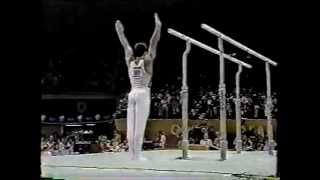 Vladimir Artemov (URS) - 1988 Olympics - Team Optionals - Parallel Bars