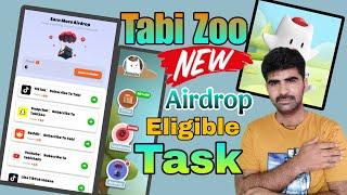 Tabi Zoo Airdrop Tabi Zoo Wallet Connect Tabi Airdrop New Update Tabi Zoo Airdrop eligible Tasks