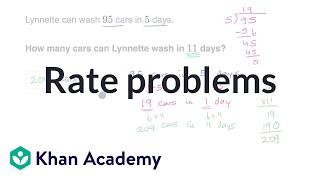 Rate problems