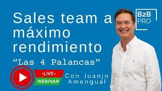 Sales team a máximo rendimiento: 4 palancas