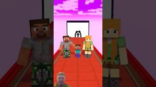 #Steve's Family plays Body Game, #HELP them! stMinecraft Animation #マインクラフト #trend #anime