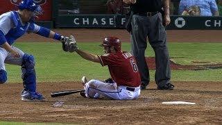 Adam Eaton corkscrews into the ground, HIGH FIVES Tim Federowicz