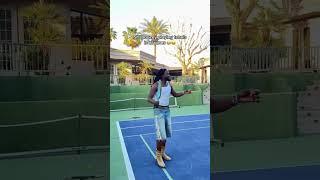 boozey is TUFF at tennis