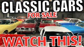 Classic Cars for Sale | October 2024 Lot Walk – Rare Finds at Bob Evans Classics (PA)