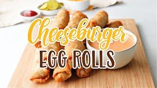 How to make: Cheeseburger Egg Rolls