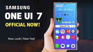 Samsung One UI 7 OFFICIAL!  10 New Features