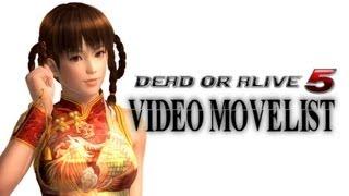 DOA 5 - Lei Fang Command Training - Video Movelist