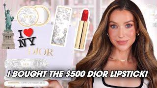 NYC SHOPPING HAUL! $500 DIOR LIPSTICK REVIEW + ROUGE PREMIER UNBOXING! Erin Nicole TV