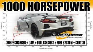 1000 Horsepower C8 Corvette / Supercharger, Cam, Full Exhaust, Fuel System - Late Model Racecraft