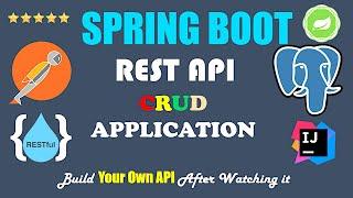 [HINDI] Spring Boot REST API CRUD Application Example using Postman and Database | Learn in 30 Min