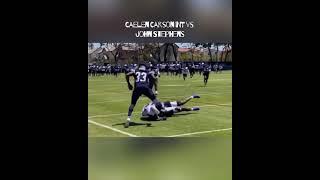 Caelen Carson INT vs John Stephens COWBOYS ROOKIE CORNER MAKING PLAYS 