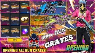 300+ GUN GRATE OPENING VIDEO| OR MAGIC CUBE BOX OPENING| FREE GUN PERMANENT | FREE MAGIC CUBE