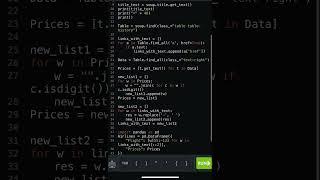 Python Bytes - Web Scraping Airline Data BeautifulSoup #coding #python #data Code in Description