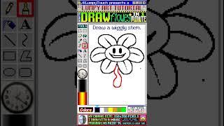 Draw Flowey from Undertale! 1 MINUTE Art Tutorial!