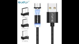 Магнитный кабель зарядки micro usb RAXFLY. Magnetic micro usb RAXFLY charging cable