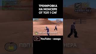 ТРЕНИРОВКА НА MONSER DM ОТ ТОП 1 СНГ В GTA SAMP #shorts Часть 3