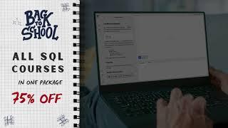 SQL Courses by LearnSQL.com. Back to School 2024 Special Offer.