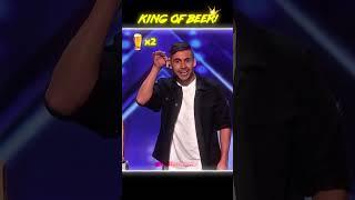 The king of beer trick!  #magic #tricks #edit #phonk