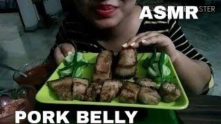 ASMR PORK BELLY (BIG BITE) Eating Sounds No Talking,  BY POPY-ASMR