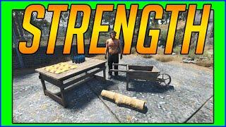 Fastest Way To Level Up Strength | SCUM