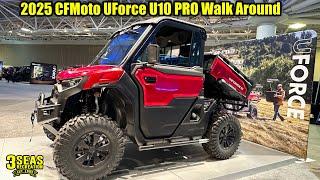 FULL WALK AROUND! 2025 CFMoto UForce U10 PRO Utility UTV with accessories!