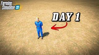 Starting with 0$ on No Forestry Flat Map - Farming Simulator 22 Timelapse