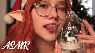 ASMR 30 Christmas triggers for relax  relaxing cozy video