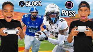 DJ VS KYRIE IN COLLEGE FOOTBALL GAME #3