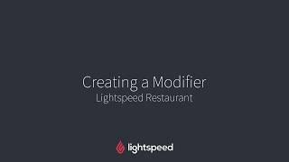 Creating a Modifier