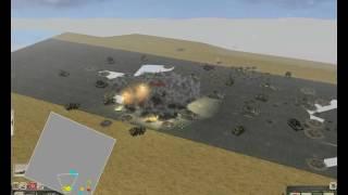 Работа кассетных боеприпасов  в моде Cold War.