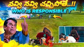 Most Funniest Gameplay Ever !! - Free Fire Telugu - Munna bhai gaming