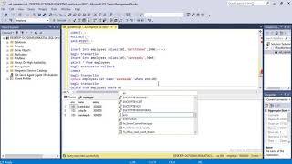 TRL AND TCL Commands in SQL Server(Telugu)