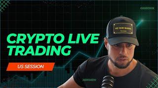 Crypto Live Trading - US Session (Techniques for Success)